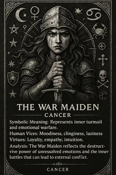 the stone tablet for black zodiac cancer